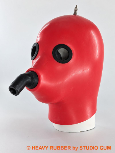 Narkose Maske NKMb mit Augengläsern