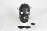 Anatomical Latex Mask with fixed gag and D-Rings