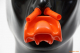 Anatomische Latex Maske mit Kragen